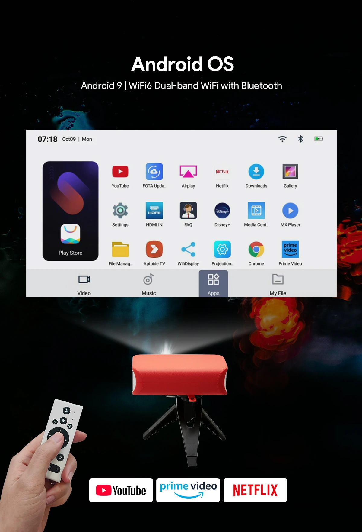 bluetooth projectors